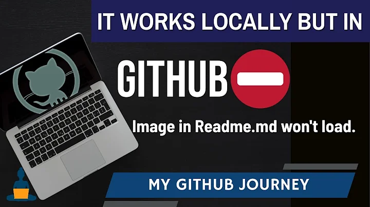 My Journey with GitHub: Why does my Readme.md  Image not visible in GitHub?