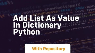 add list as value in dictionary python