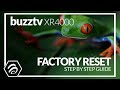 Buzztv xr4000   factory reset  how to basic guide