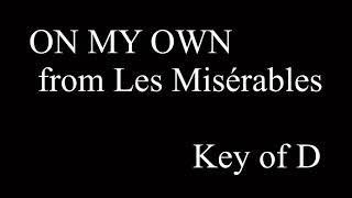 ON MY OWN レ・ミゼラブル (Les Misérables)練習用ピアノ伴奏カラオケ chords