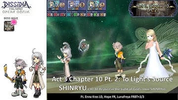 DFFOO GL | Act 3 Chapter 10 Part 2 SHINRYU | Omega God vs Bhunivelze