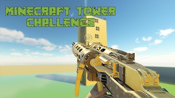 MINECRAFT TOWER CHALLENGE - BLACK OPS 3 CUSTOM ZOMBIES