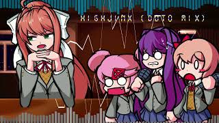 Hijinx But monika and sayori sing it [Friday Night Funkin'] [Mods]