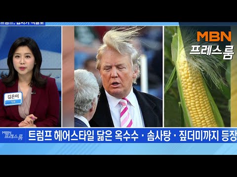 [MBN 프레스룸] 트럼프, 갑자기 백발로