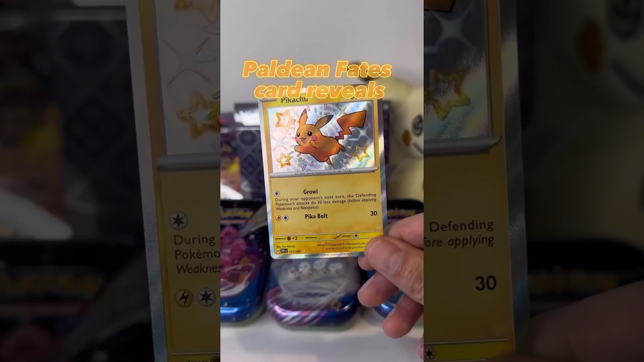 Paldean Fates Shiny Pokémon Cards Revealed! #pokemon #pokemoncards #po, pokemon  card