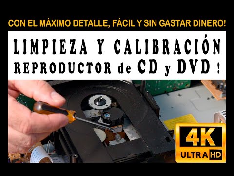 Limpieza y calibración de reproductor de CD y DVD, fácil, gratis y con el  máximo detalle en 4K 