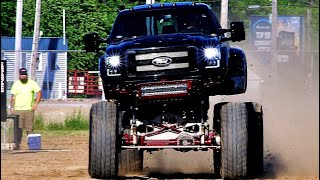 Monster Truck Drag Racing! **BAD IDEA**
