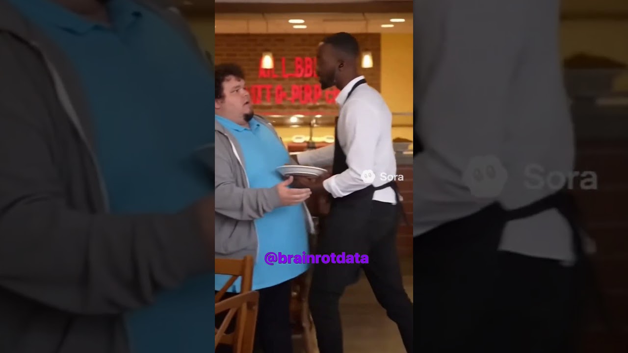 Fat Man Gets Kicked Out of All-You-Can-Eat Buffet 😳🍗
