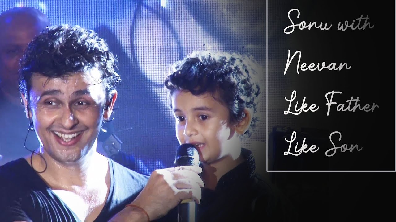 Abhi Mujh Mein Kahin  Sonu Nigam with Neevan  Like Father Like Son  Live Performance