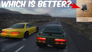 Gran Turismo 7 - Which Engine Swap is better for the S13 Silvia? Engine Swap Comparison!