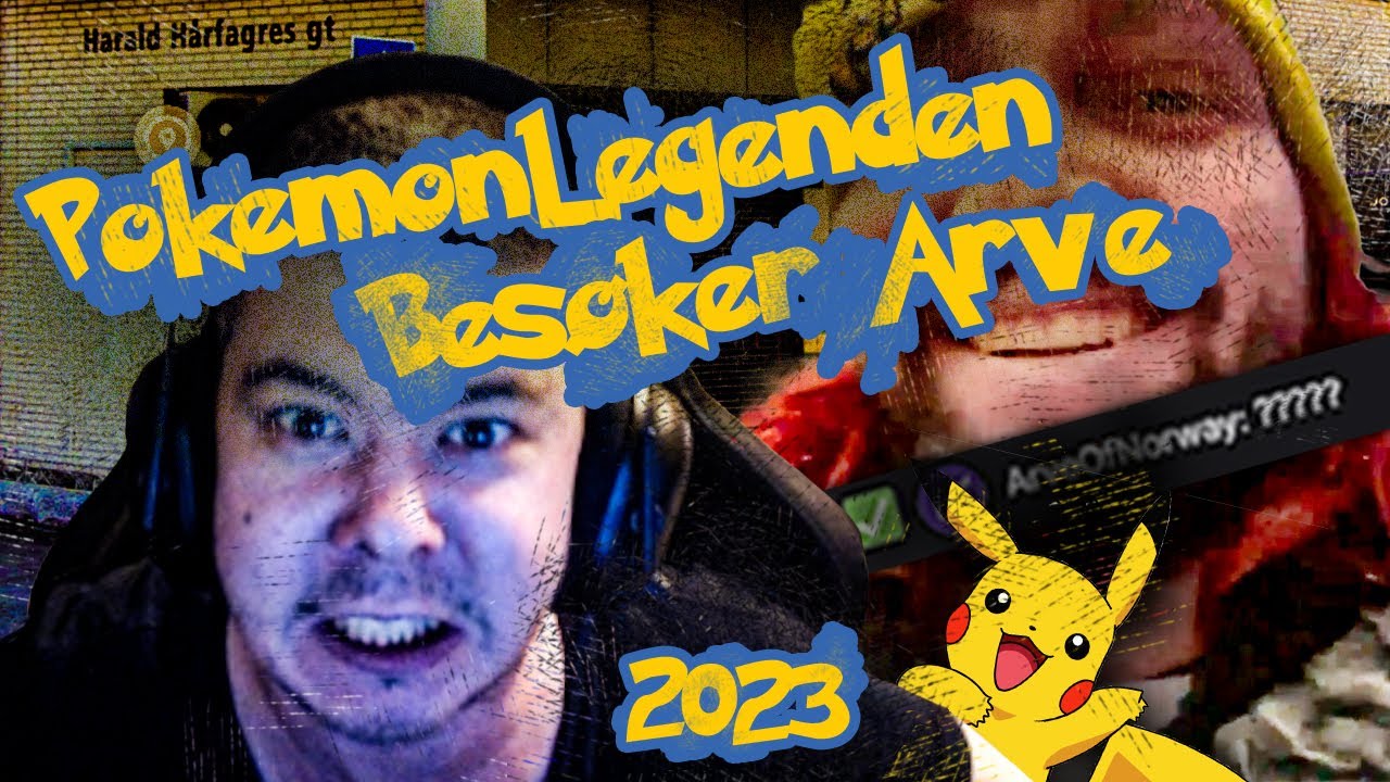 PokemonLegenden besøker Arve i Trondheim