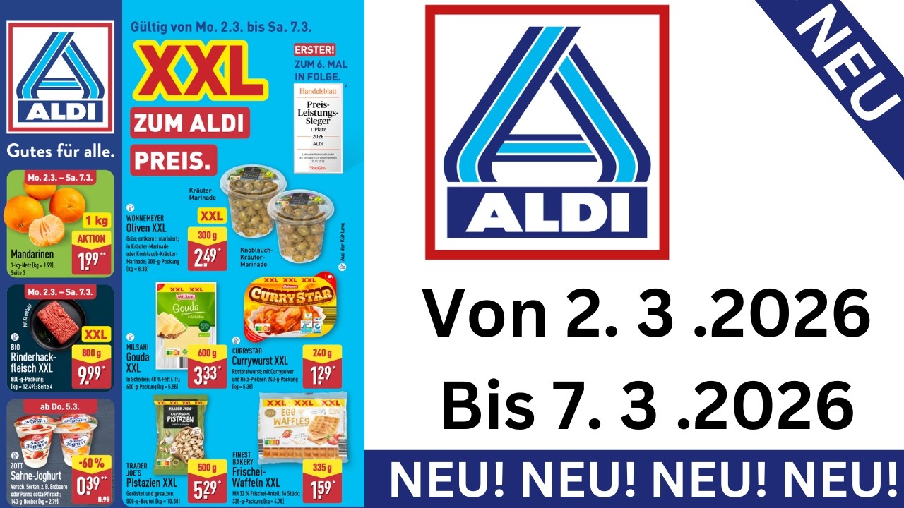 ALDI NORD Werbung Prospekt | Gültig von 2.03.2026 Bis 7.03.2026