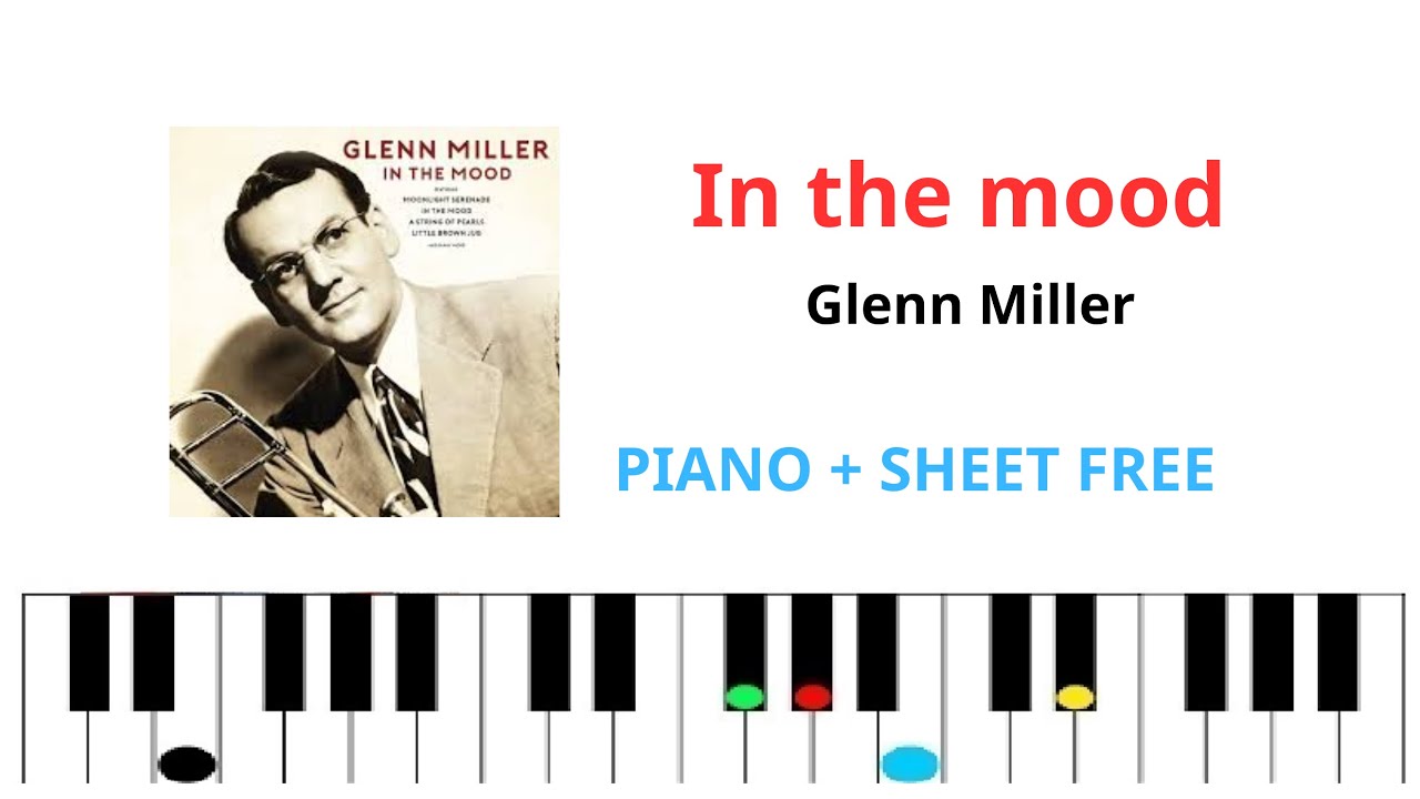 IN THE MOOD GLENN MILLER  PIANO COVER |  IN THE MOOD GLENN MILLER  PIANO TUTORIAL | PIANO SHEET