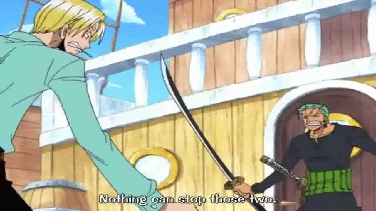 one piece zoro vs sanji one piece zoro vs sanji