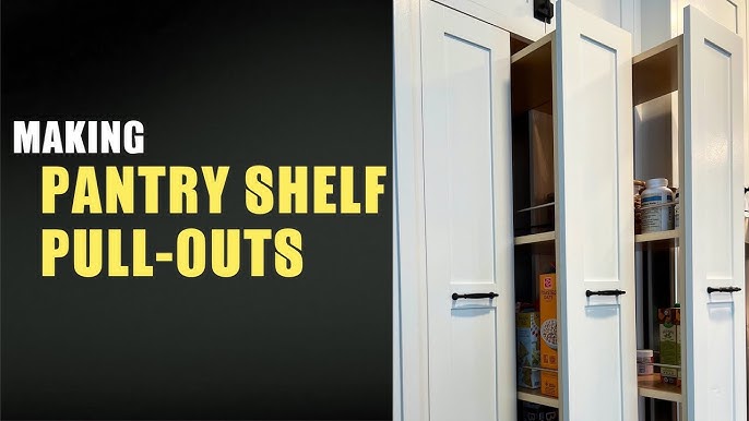 How to Make Pull-Out Shelves for Kitchen Cabinets • Ron Hazelton