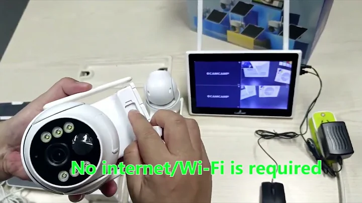 #howtosetup  of CAMCAMP SC43 All-in-One 4MP Solar Wireless Security Camera System with 10.1" Monitor