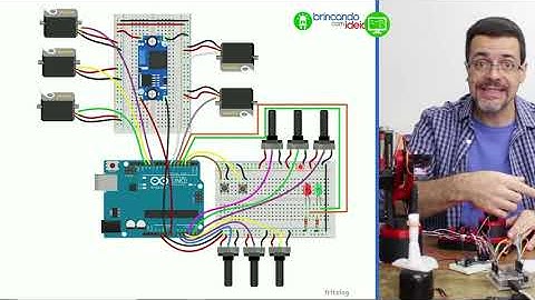 Braço Robótico com Arduino   Como Montar o Circuito e Como Programar
