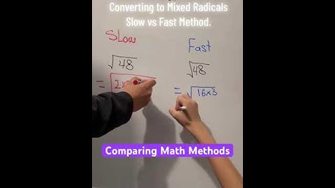 Comparing Two Different Methods | Mixed Radicals #maths #mathproblem #mathstricks #mathematics