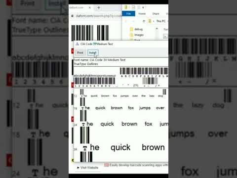 Generating Barcode In