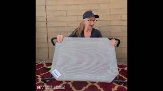 Coolaroo The Original Cooling Elevated Pet Bed Review, Coolaroo Raised Dog Bed Sizing