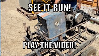 48900 - Portable Miller Welder on trailer