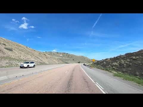 4K Driving from Drummond to Deer Lodge, Montana