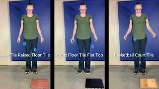 Indoor Racquetball Court Tile Comparison - Ball Bounce Test - It's time to compare sports court tiles again. In this video, we'll demonstrate how well three of our indoor court tiles perform in regards to bounce when a racquetball is dropped on them.
Shop Sports Court Tiles Now: https://www.greatmats.com/court-flooring-tiles.php
#racquetball