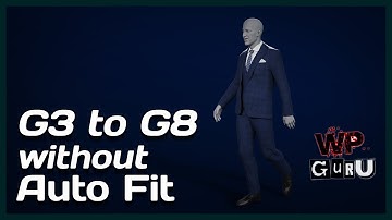 Genesis-kleding converteren van 3 naar 8 zonder auto-fit te gebruiken in DAZ Studio