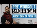 Pre Workout (EXERCISE) SNACK IDEAS! (Hindi / Punjabi)