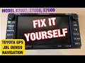 Toyota Lexus Sienna Navigation Blank Screen E7007 bad DVD Map Control Power board