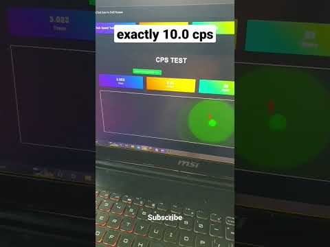 exactly 10.0 cps