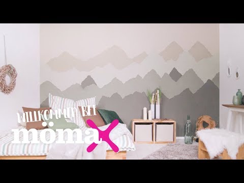 Wande Streichen Wandgestaltung Berge Momax Beratung Youtube