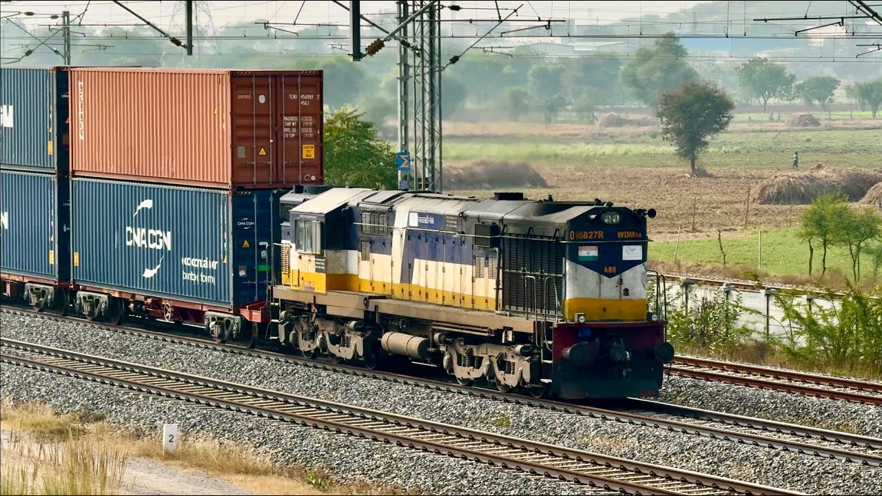 Diesel Locomotives at Dedicated Freight Corridor of India //WDFC