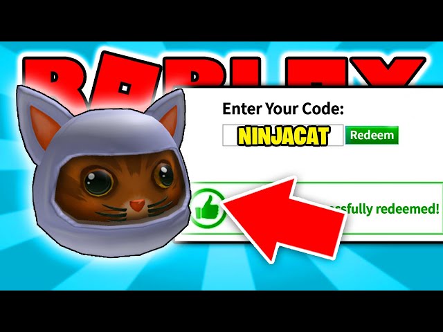 ROBLOX - PROMO CODE CHAPÉU DE GATO, ARCTIC NINJA CAT HAT