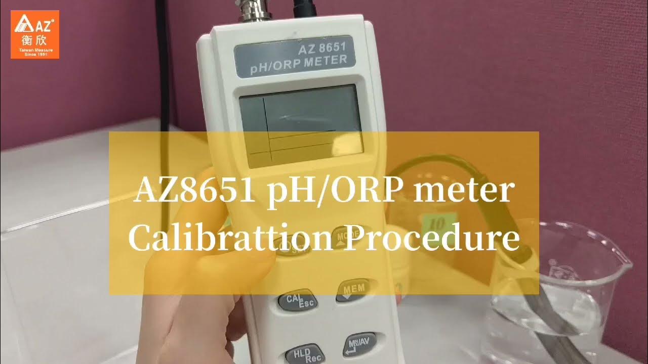 8651 pH calibration procedure video YouTube