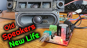 Repurposing Old Samsung TV Speakers with PAM8610 Amplifier Board - Upgrade Your Audio
