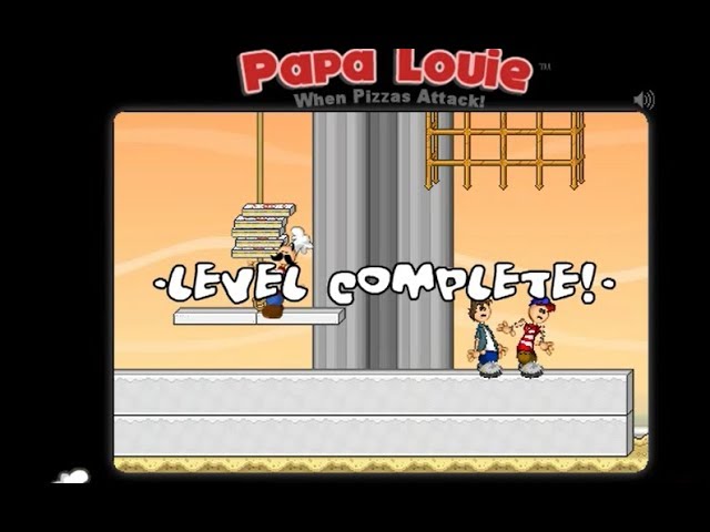 Papa louie 1, Floor 1, Level 1