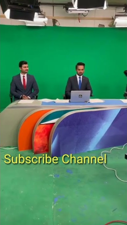 Green Screen News Channel Mukamal Setup|| How to Green Screen Make Studio||