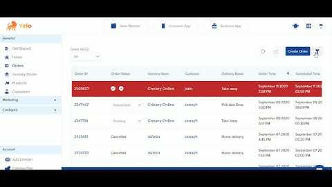 How to apply filters and change order status on your Marketplace | Yelo | Jungleworks