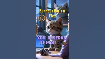Burnout Isn’t a Flex—You Deserve to Rest 🐾💼 #shorts #viralshorts