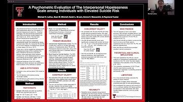 2022 Student Assessment Poster Awards Video