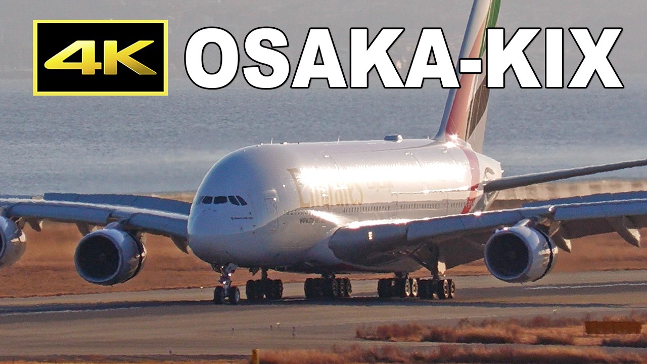 4K] Emirates Airbus A380-842 [A6-EVN] at Osaka Kansai Airport [KIX