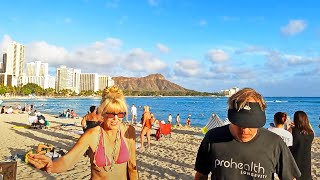 Walking to the SHERATON WAIKIKI BEACH HOTEL | HAWAII PEOPLE #waikikibeach #travelvlog #oahu