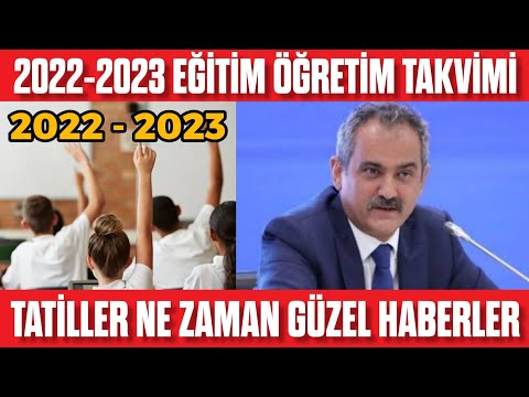 MEB 2022 - 2023 Eğitim Öğretim Takvimi Açıklandı! Okullar Ne Zaman Açılacak? Ne Zaman Kapanacak?