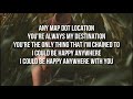 Blake Shelton - Happy Anywhere Lyrics (ft. Gwen Stefani)