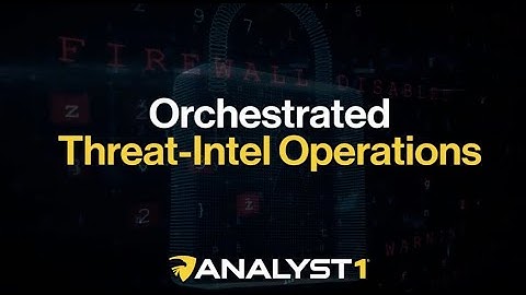Orchestrated Threat Intel Operations