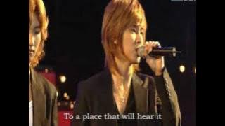 DBSK - Holding Back The Tears- LIVE [Eng sub]