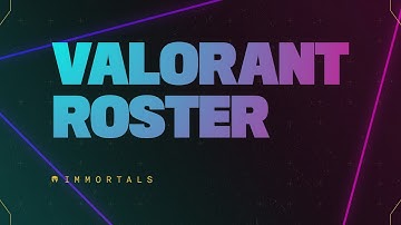 IMT VALORANT ROSTER REVEAL