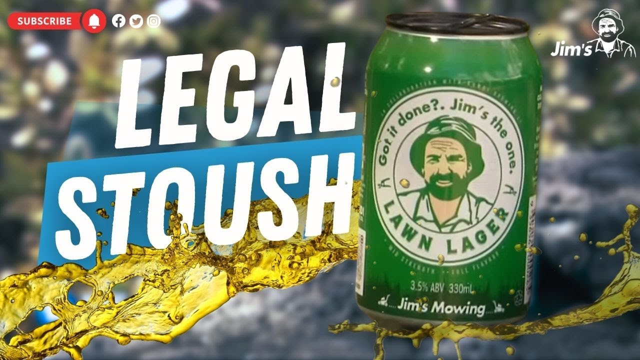 Jim's Lawn Lager on Channel 10 news!