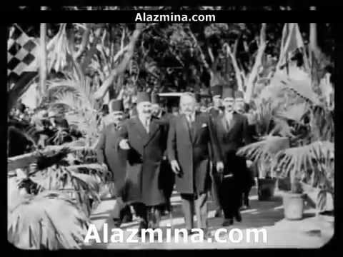 وثيقة تاريخية الملك فؤاد الأول في افتتاح بور فؤاد سنة 1926